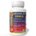 Brits Vita Vitamin D3 - 365 Tablets - 1000IU Teeth, Bone & Muscle health, Vit D