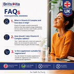 Brits Vita Vitamin B Complex 365 High Strength Tablets All Essential B Vitamins