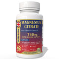 Brits Vita Magnesium Citrate 740mg 60 Capsules Super Strong Effective Vegan - UK