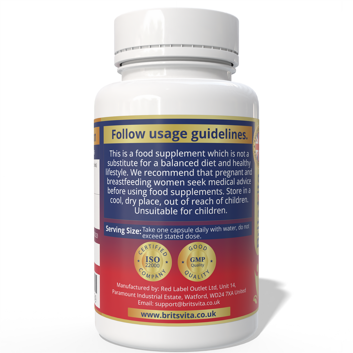 Brits Vita Omega 3 Fish Oil 1000mg, 60 Softgels, for Heart, Brain & Vision