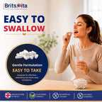 Brits Vita Magnesium Citrate 740mg 60 Capsules Super Strong Effective Vegan - UK