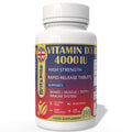 Brits Vita Vitamin D3 - 365 Tablets - 4000IU Teeth, Bone & Muscle health, Vit D