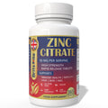 Brits Vita Zinc Citrate 500mg 365 Tablets Max Strength Immune Function Vegan UK