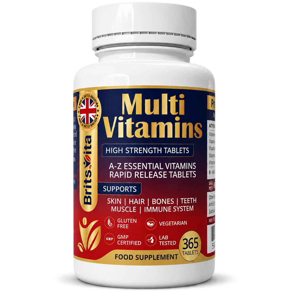 Brits Vita Daily Multi Vitamins 365 Tablets A-Z Essential Multivitamins Tablets