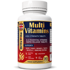 Brits Vita Daily Multi Vitamins 365 Tablets A-Z Essential Multivitamins Tablets