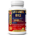 Brits Vita Vitamin B12 Tablets High Strength - 365 Tablets - 1000mcg Dual Power Vit B12