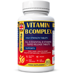 Brits Vita Vitamin B Complex 365 High Strength Tablets All Essential B Vitamins