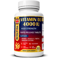 Brits Vita Vitamin D3 - 365 Tablets - 4000IU Teeth, Bone & Muscle health, Vit D