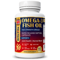 Brits Vita Omega 3 Fish Oil 1000mg, 60 Softgels, for Heart, Brain & Vision