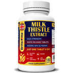 Brits Vita Milk Thistle 4000mg 180 Tablets High Strength 80% Silymarin Vegan UK