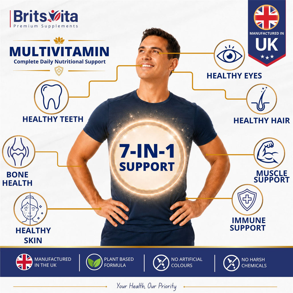 Brits Vita Daily Multi Vitamins 365 Tablets A-Z Essential Multivitamins Tablets