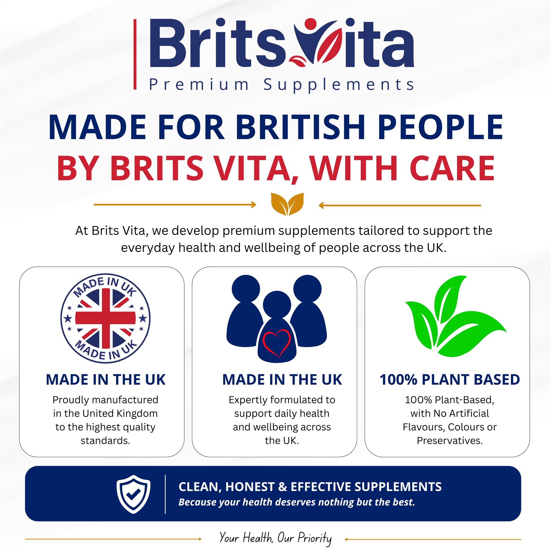 Brits Vita Turmeric Tablets with Ginger & Black Pepper 365 Tablets Vegan UK Made