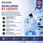 Brits Vita Zinc Citrate 500mg 365 Tablets Max Strength Immune Function Vegan UK