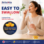 Brits Vita Omega 3 Fish Oil 1000mg, 60 Softgels, for Heart, Brain & Vision