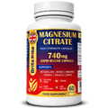 Brits Vita Magnesium Citrate 740mg 60 Capsules Super Strong Effective Vegan - UK